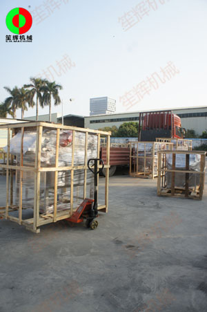 年前某經(jīng)銷商定購的蔬果加工機(jī)械設(shè)備訂單,按期完工交付!