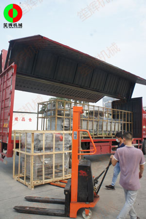 蔬果無損清洗線及渦流洗菜機順利裝車交付客戶！